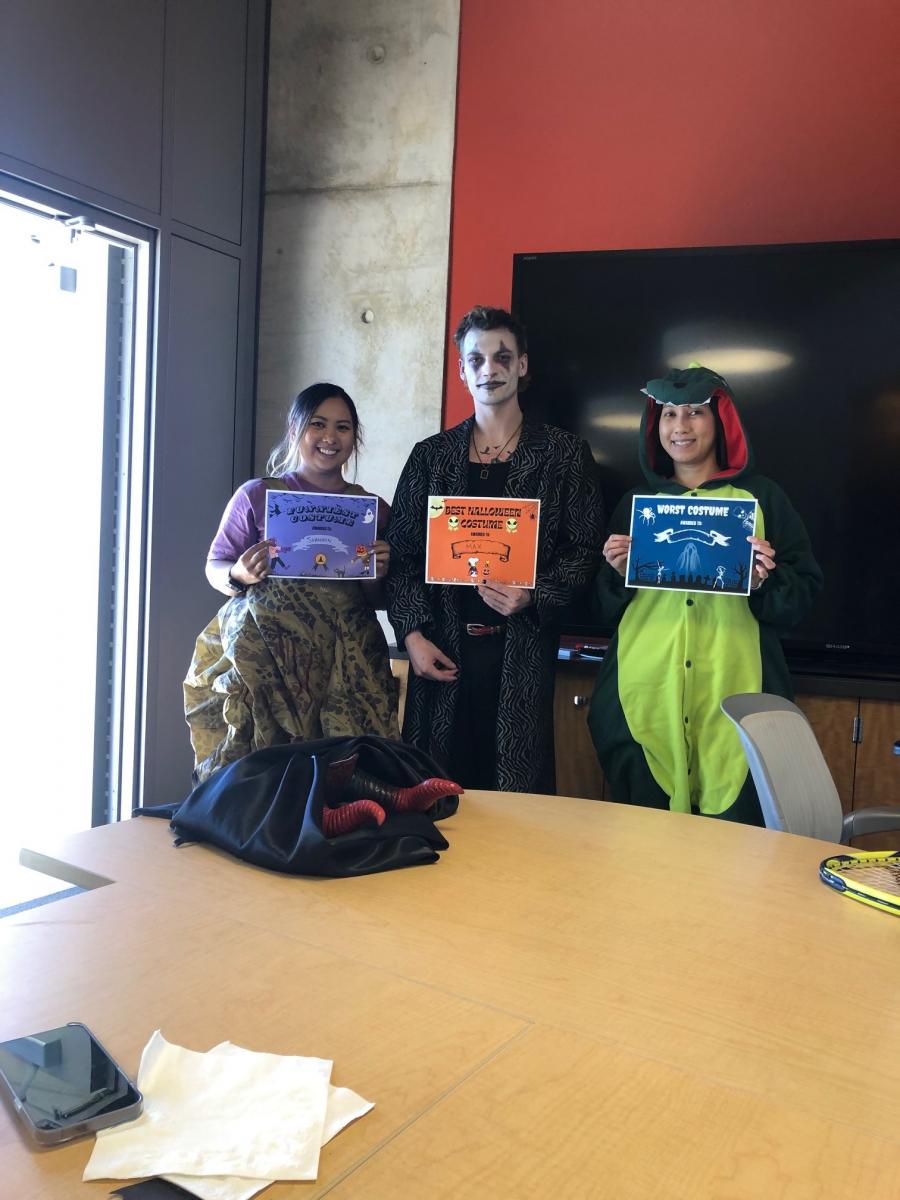 Halloween costume award winners